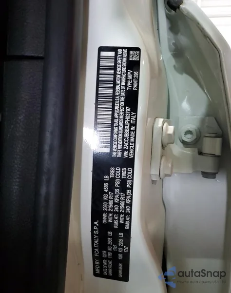 2018 Jeep Renegade Latitude from USA, damaged, VIN ZACCJBBBXJPH03797